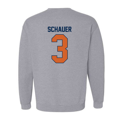 Wheaton IL - NCAA Baseball : Caleb Schauer - Classic Shersey Crewneck Sweatshirt-1