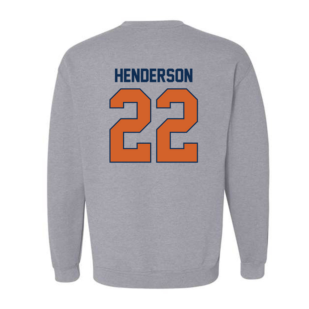 Wheaton IL - NCAA Baseball : Caleb Henderson - Classic Shersey Crewneck Sweatshirt-1