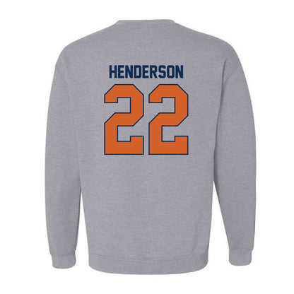 Wheaton IL - NCAA Baseball : Caleb Henderson - Classic Shersey Crewneck Sweatshirt-1