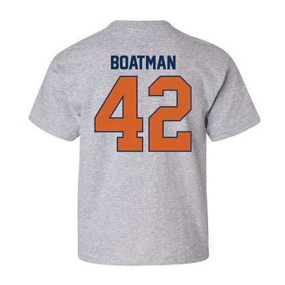 Wheaton IL - NCAA Football : Clay Boatman - Classic Shersey Youth T-Shirt-1