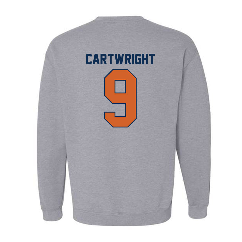 Wheaton IL - NCAA Baseball : Ryan Cartwright - Classic Shersey Crewneck Sweatshirt-1