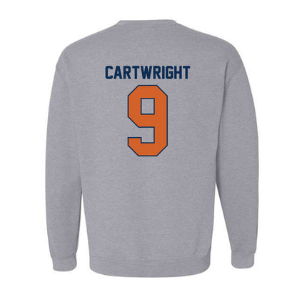 Wheaton IL - NCAA Baseball : Ryan Cartwright - Classic Shersey Crewneck Sweatshirt-1