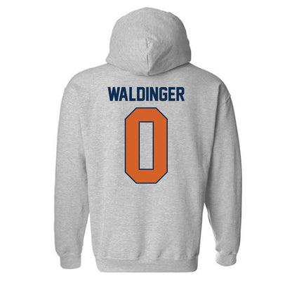Wheaton IL - NCAA Football : Jake Waldinger - Classic Shersey Hooded Sweatshirt-1