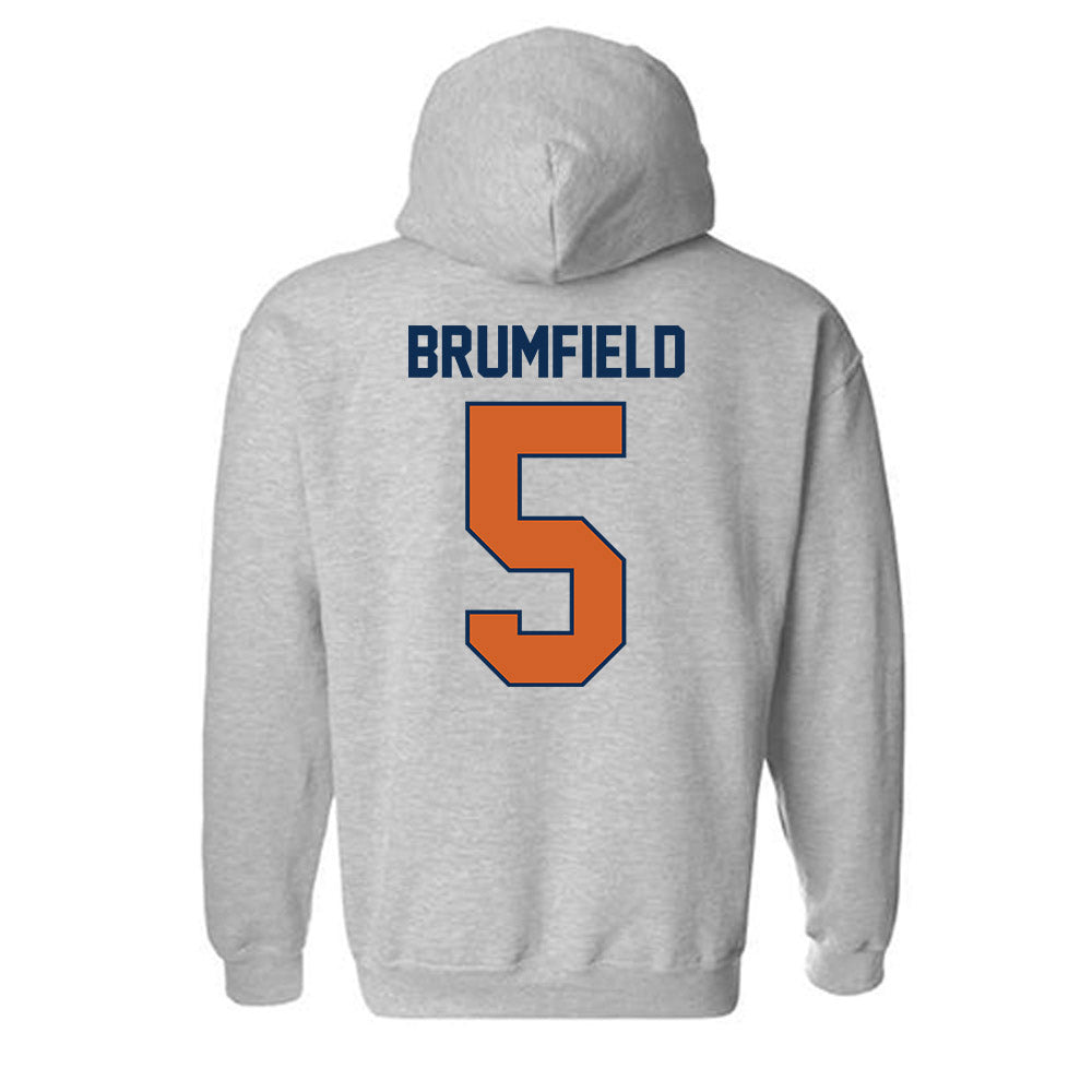 Wheaton IL - NCAA Men's Basketball : Noah Brumfield - Classic Shersey Hooded Sweatshirt-1