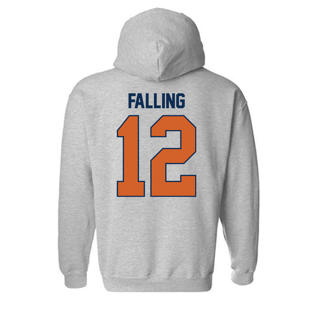 Wheaton IL - NCAA Men's Soccer : Cooper Falling - Classic Shersey Hooded Sweatshirt-1