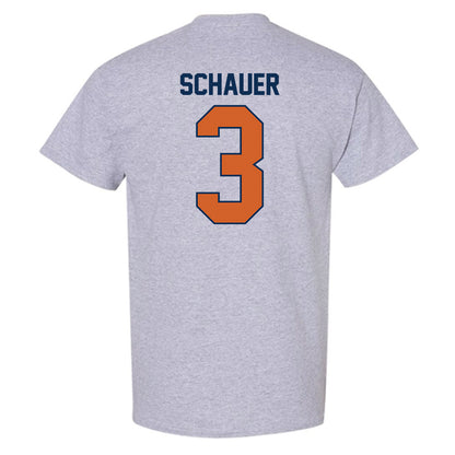 Wheaton IL - NCAA Baseball : Caleb Schauer - Classic Shersey T-Shirt-1