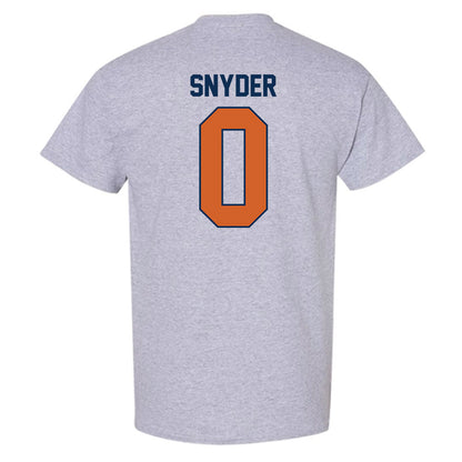 Wheaton IL - NCAA Baseball : Caleb Snyder - Classic Shersey T-Shirt-1