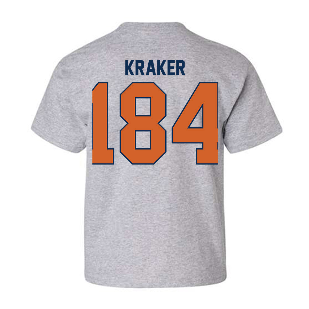 Wheaton IL - NCAA Wrestling : Jacob Kraker - Classic Shersey Youth T-Shirt-1