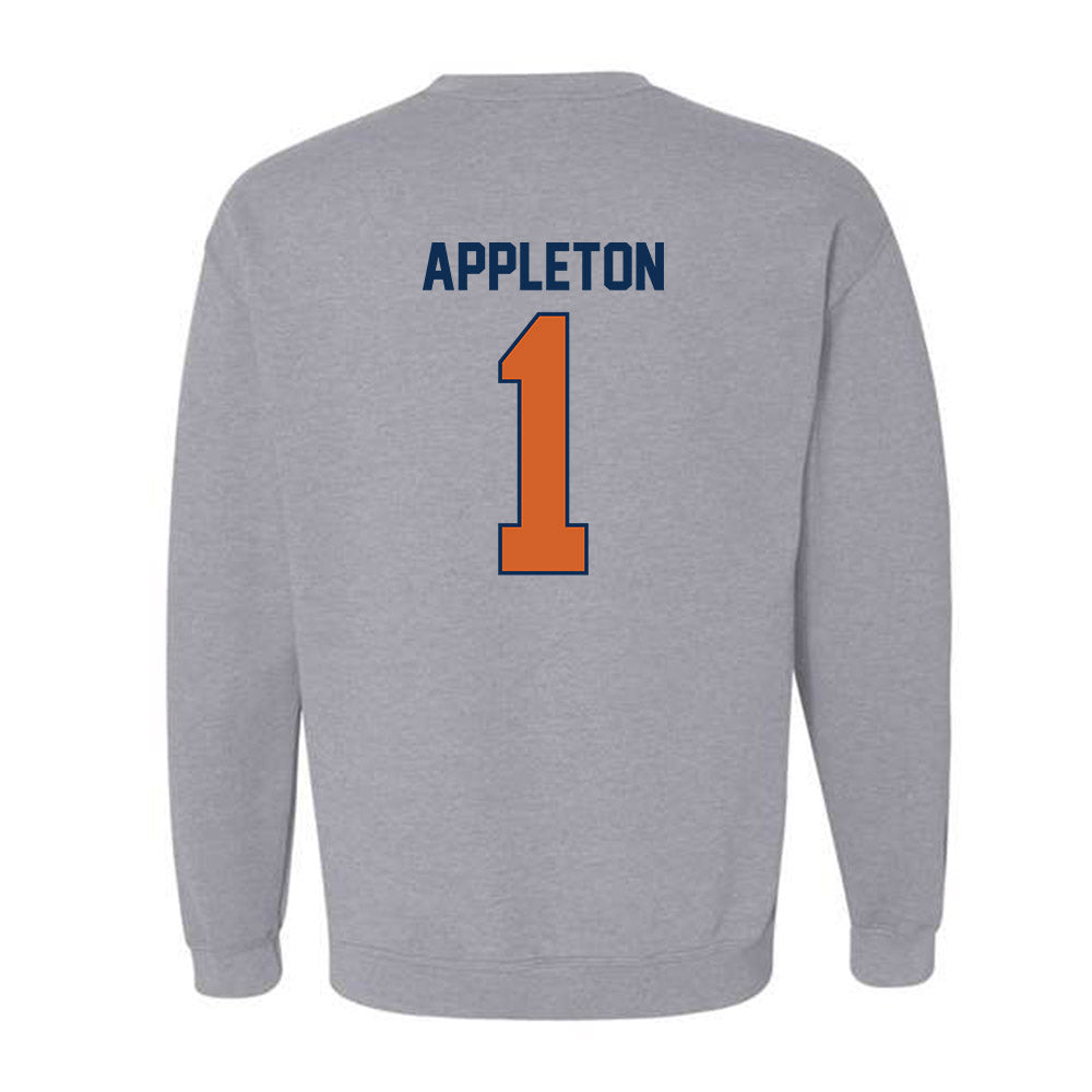 Wheaton IL - NCAA Men's Basketball : Cody Appleton - Classic Shersey Crewneck Sweatshirt-1