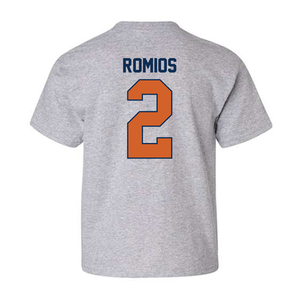 Wheaton IL - NCAA Baseball : Niko Romios - Classic Shersey Youth T-Shirt-1