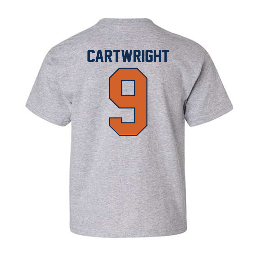 Wheaton IL - NCAA Baseball : Ryan Cartwright - Classic Shersey Youth T-Shirt-1