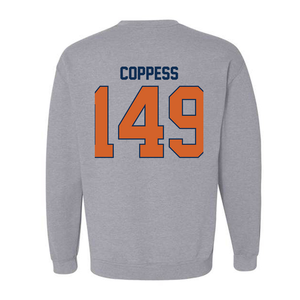 Wheaton IL - NCAA Wrestling : Cale Coppess - Classic Shersey Crewneck Sweatshirt-1