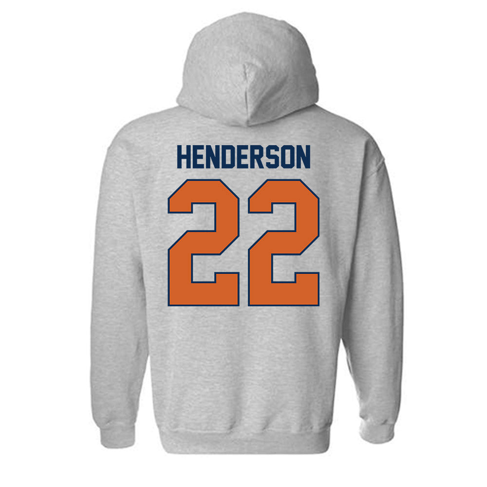 Wheaton IL - NCAA Baseball : Caleb Henderson - Classic Shersey Hooded Sweatshirt-1