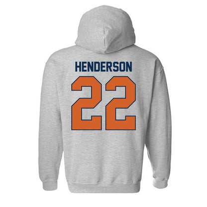 Wheaton IL - NCAA Baseball : Caleb Henderson - Classic Shersey Hooded Sweatshirt-1