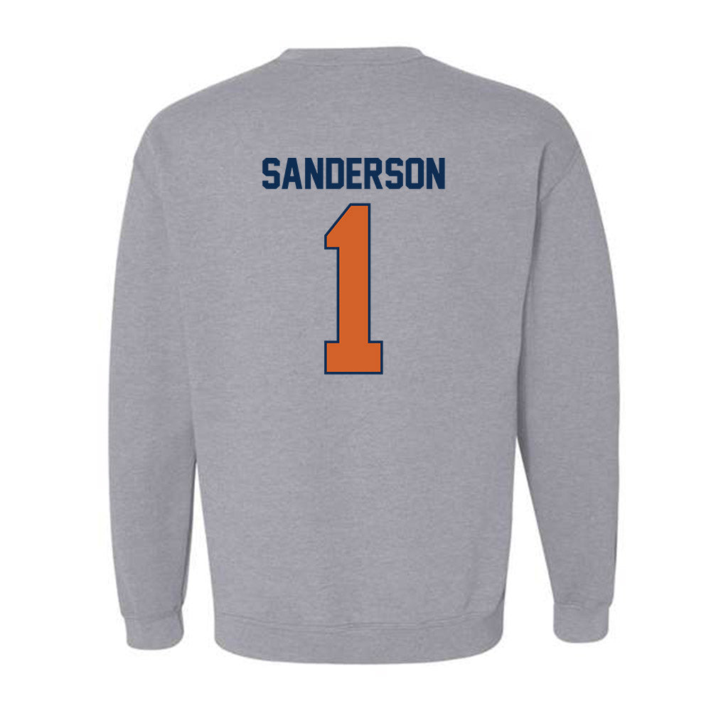 Wheaton IL - NCAA Women's Volleyball : Sarah Sanderson - Classic Shersey Crewneck Sweatshirt-1