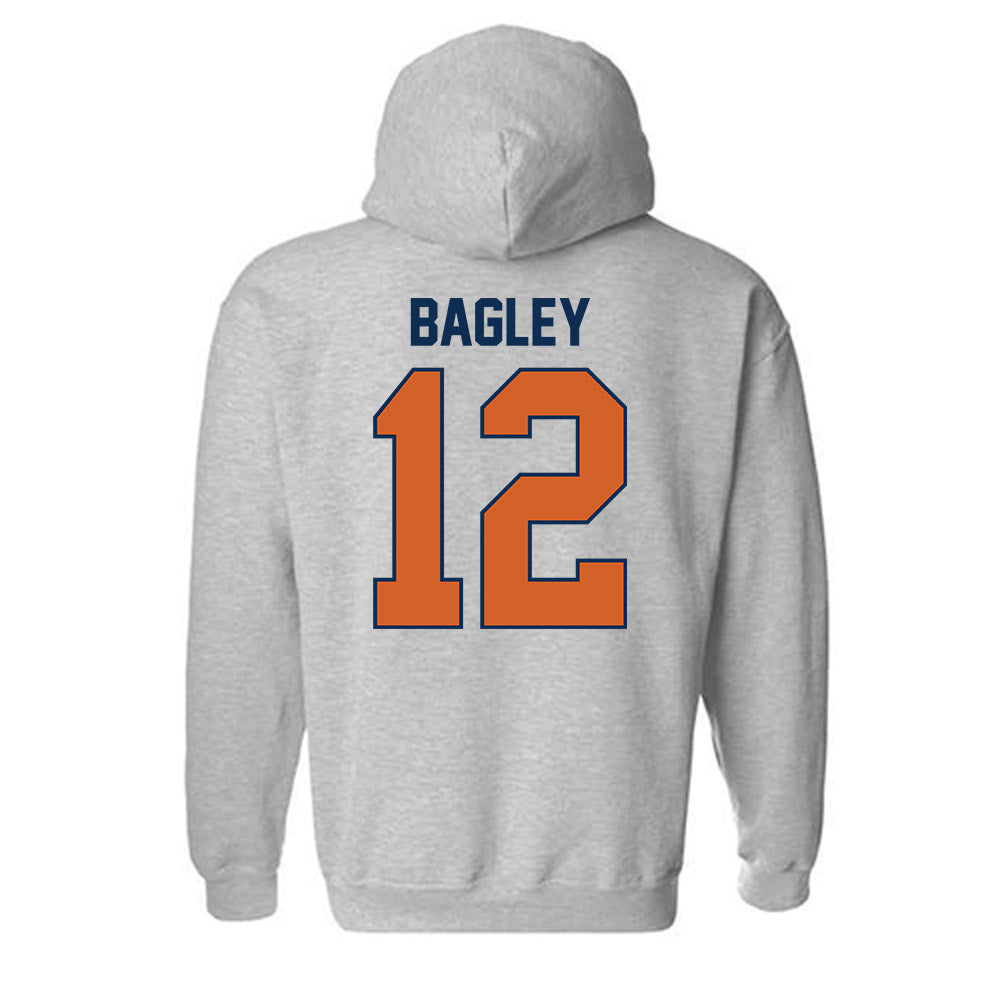 Wheaton IL - NCAA Baseball : Alex Bagley - Classic Shersey Hooded Sweatshirt-1