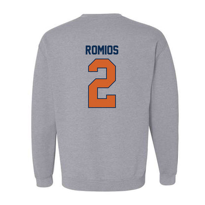 Wheaton IL - NCAA Baseball : Niko Romios - Classic Shersey Crewneck Sweatshirt-1