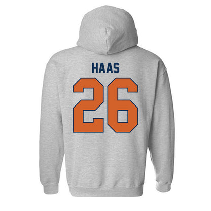 Wheaton IL - NCAA Football : Maison Haas - Classic Shersey Hooded Sweatshirt-1