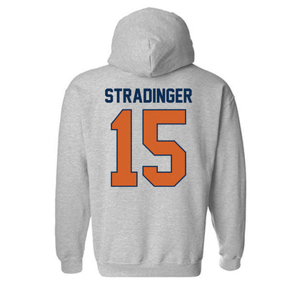 Wheaton IL - NCAA Women's Basketball : Ann Magee Stradinger - Classic Shersey Hooded Sweatshirt-1