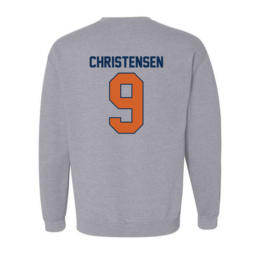 Wheaton IL - NCAA Football : Kirby Christensen - Classic Shersey Crewneck Sweatshirt-1