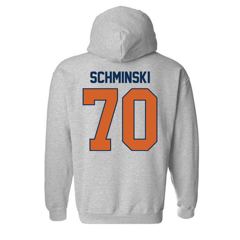 Wheaton IL - NCAA Football : Cole Schminski - Classic Shersey Hooded Sweatshirt-1