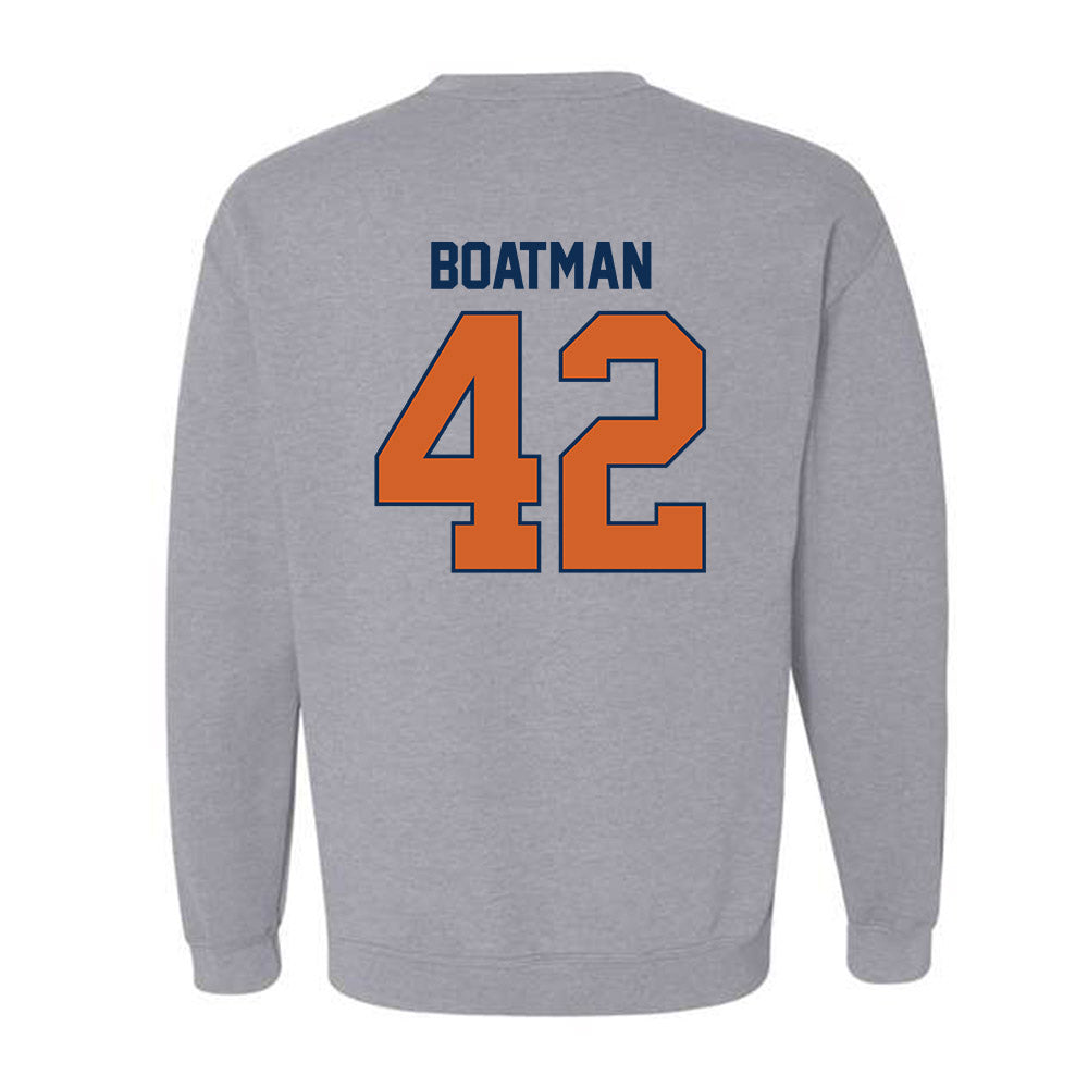Wheaton IL - NCAA Football : Clay Boatman - Classic Shersey Crewneck Sweatshirt-1