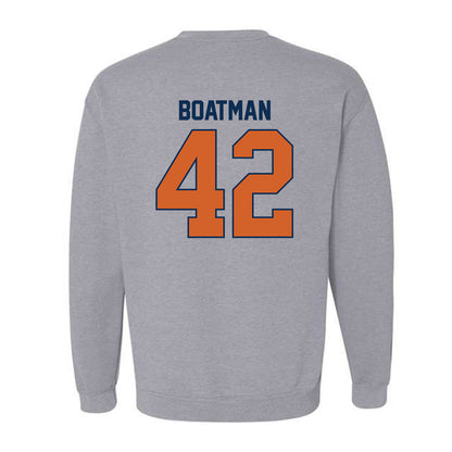 Wheaton IL - NCAA Football : Clay Boatman - Classic Shersey Crewneck Sweatshirt-1