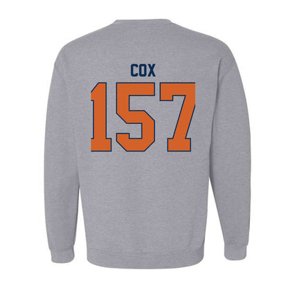 Wheaton IL - NCAA Wrestling : Caleb Cox - Classic Shersey Crewneck Sweatshirt-1