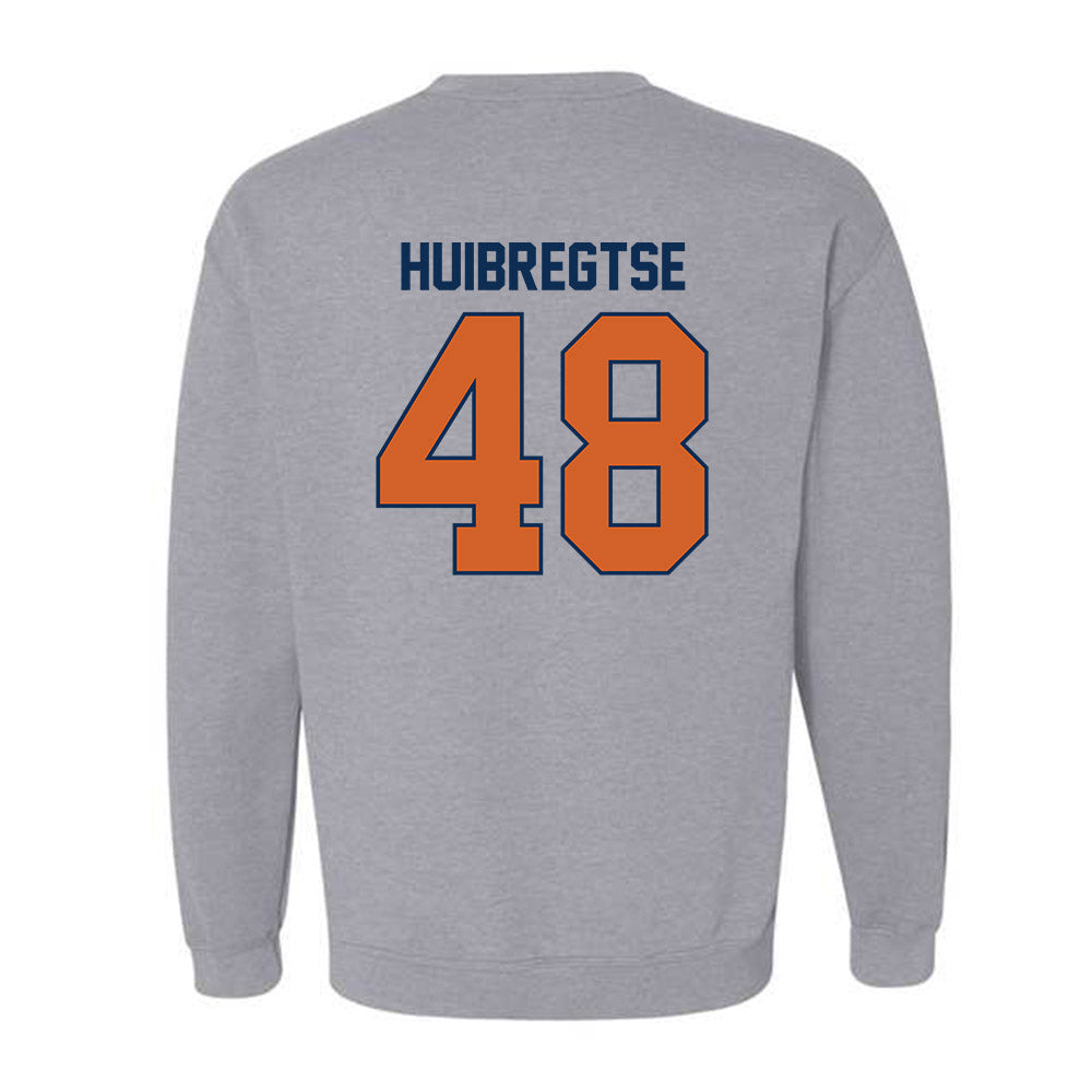 Wheaton IL - NCAA Football : John Huibregtse - Classic Shersey Crewneck Sweatshirt-1