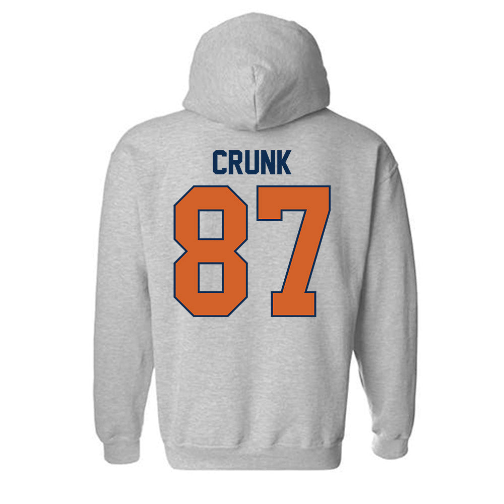 Wheaton IL - NCAA Football : Ethan Crunk - Classic Shersey Hooded Sweatshirt-1