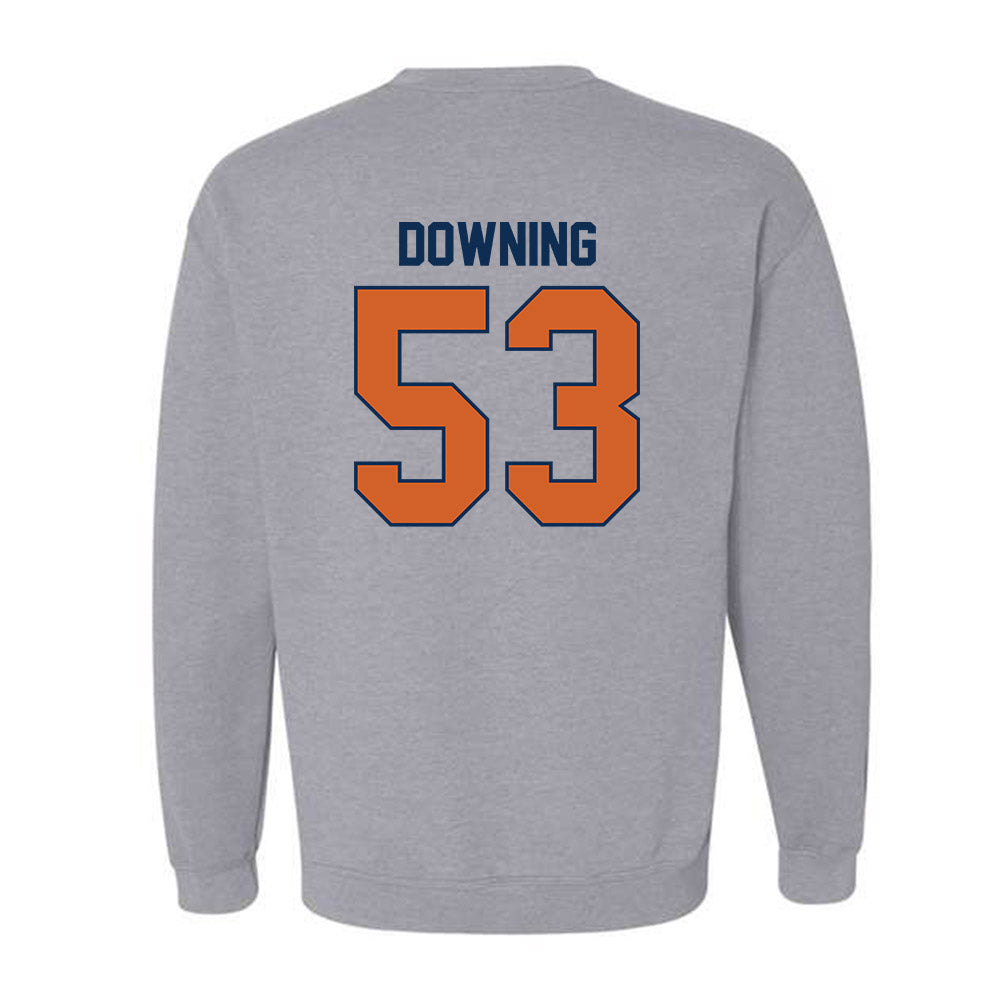 Wheaton IL - NCAA Football : Owen Downing - Classic Shersey Crewneck Sweatshirt-1