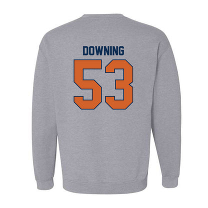 Wheaton IL - NCAA Football : Owen Downing - Classic Shersey Crewneck Sweatshirt-1