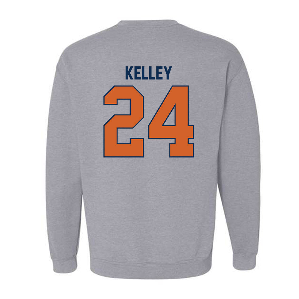 Wheaton IL - NCAA Baseball : Caleb Kelley - Classic Shersey Crewneck Sweatshirt-1