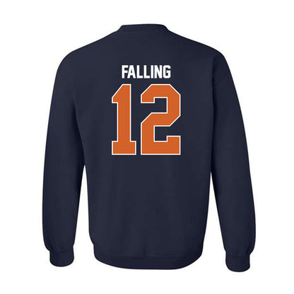 Wheaton IL - NCAA Men's Soccer : Cooper Falling - Classic Shersey Crewneck Sweatshirt-1