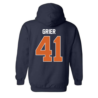 Wheaton IL - NCAA Baseball : Kyle Grier - Classic Shersey Hooded Sweatshirt-1