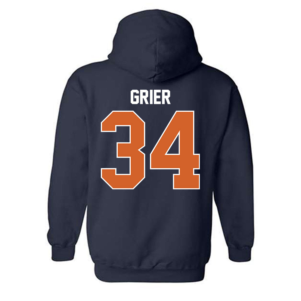 Wheaton IL - NCAA Men's Basketball : Carson Grier - Classic Shersey Hooded Sweatshirt-1