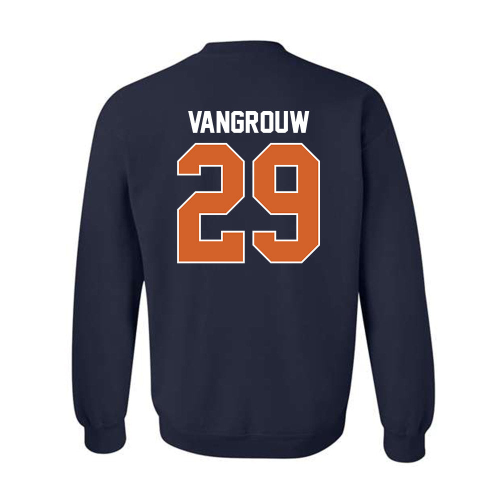 Wheaton IL - NCAA Baseball : Jamin VanGrouw - Classic Shersey Crewneck Sweatshirt-1
