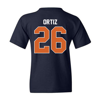 Wheaton IL - NCAA Baseball : Joshua Ortiz - Classic Shersey Youth T-Shirt-1