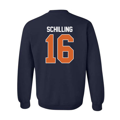 Wheaton IL - NCAA Football : Rich Schilling - Classic Shersey Crewneck Sweatshirt-1