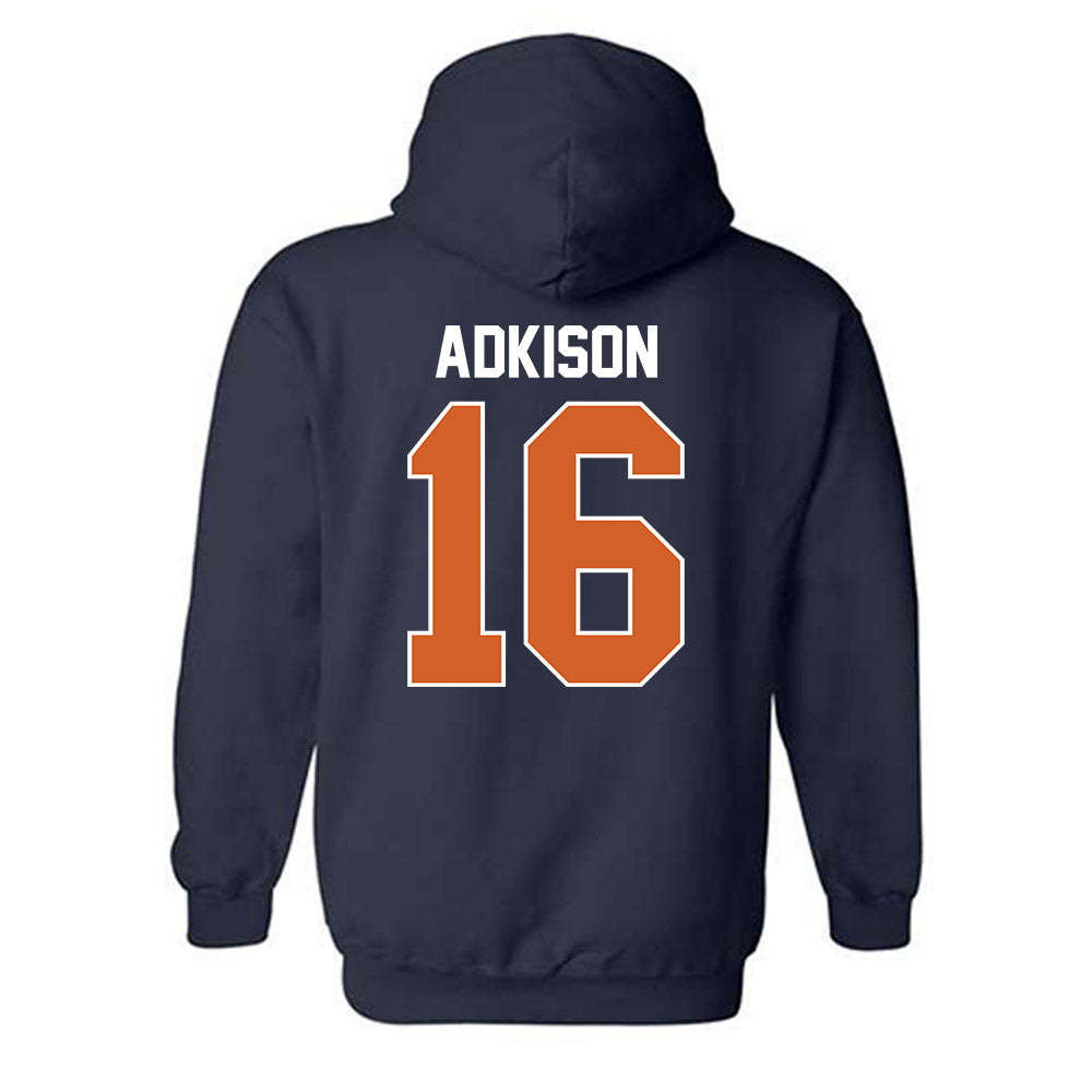 Wheaton IL - NCAA Women's Volleyball : Katherine Adkison - Classic Shersey Hooded Sweatshirt-1