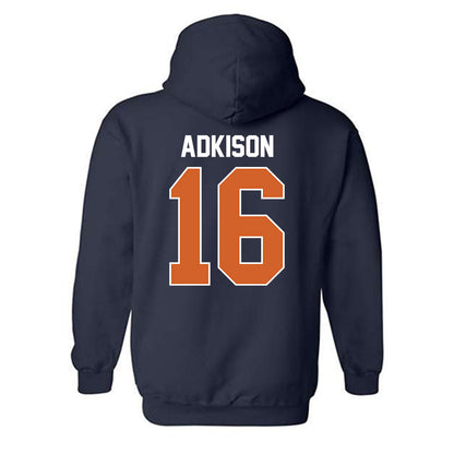 Wheaton IL - NCAA Women's Volleyball : Katherine Adkison - Classic Shersey Hooded Sweatshirt-1