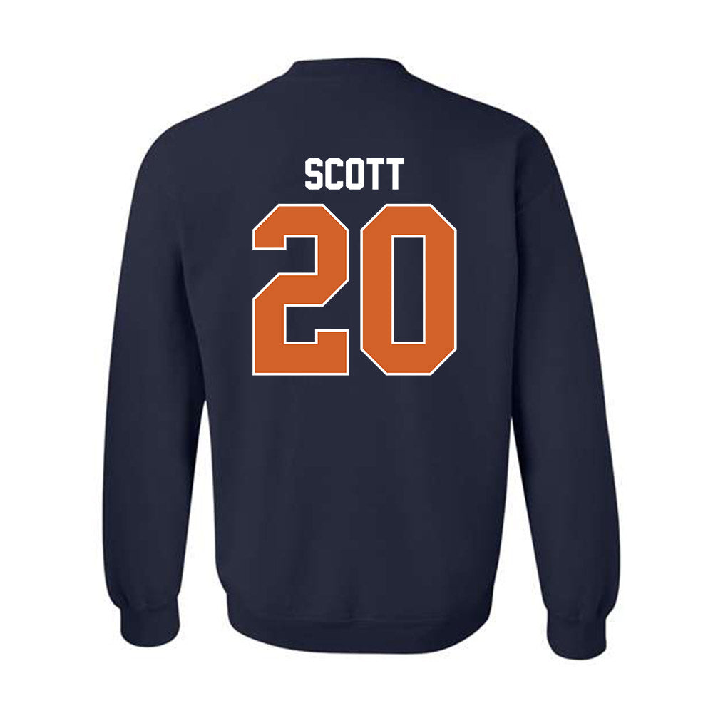 Wheaton IL - NCAA Baseball : James Scott - Classic Shersey Crewneck Sweatshirt-1