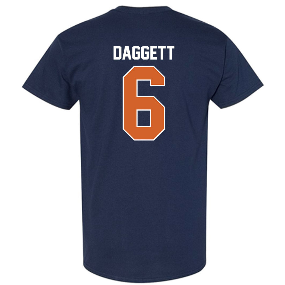 Wheaton IL - NCAA Baseball : Cole Daggett - Classic Shersey T-Shirt-1