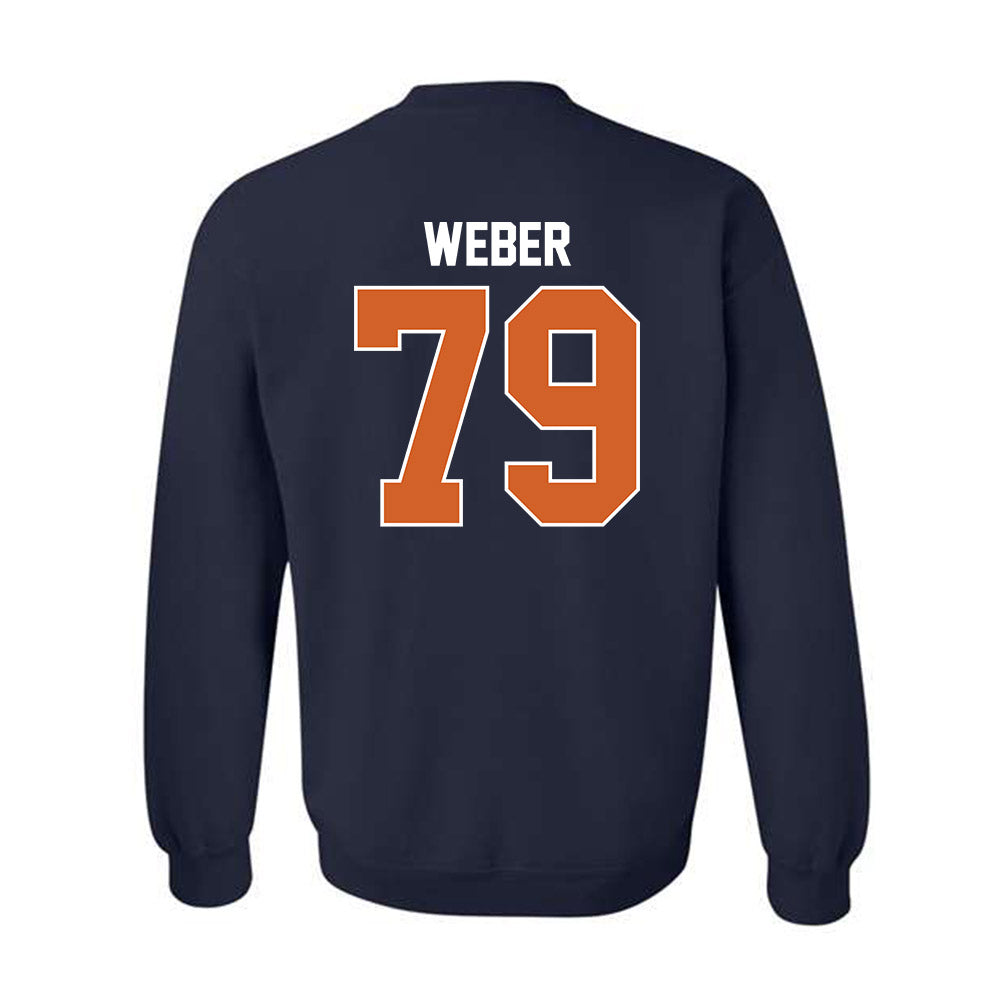 Wheaton IL - NCAA Football : Jake Weber - Classic Shersey Crewneck Sweatshirt-1
