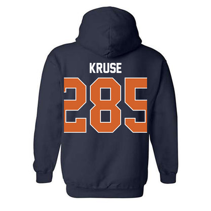 Wheaton IL - NCAA Wrestling : Joseph Kruse - Classic Shersey Hooded Sweatshirt-1