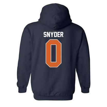 Wheaton IL - NCAA Baseball : Caleb Snyder - Classic Shersey Hooded Sweatshirt-1