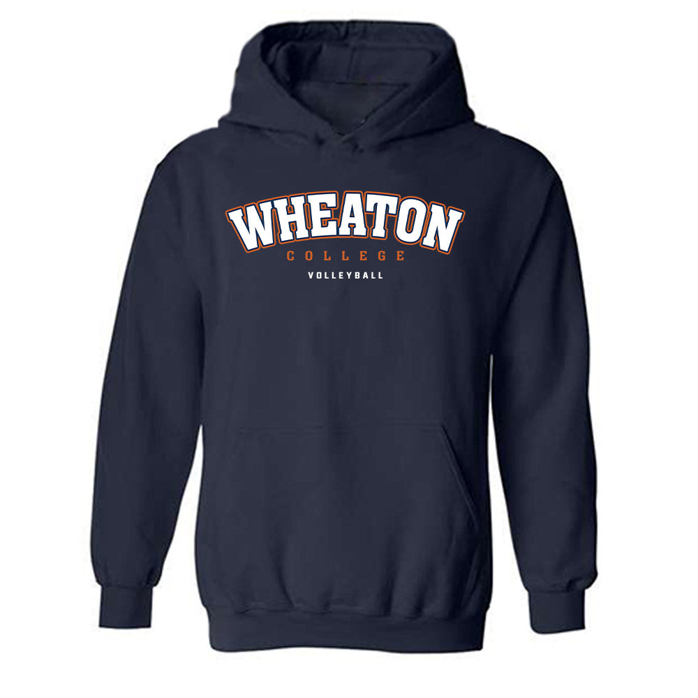 Wheaton IL - NCAA Women's Volleyball : Katherine Adkison - Classic Shersey Hooded Sweatshirt-0