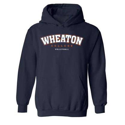 Wheaton IL - NCAA Women's Volleyball : Katherine Adkison - Classic Shersey Hooded Sweatshirt-0
