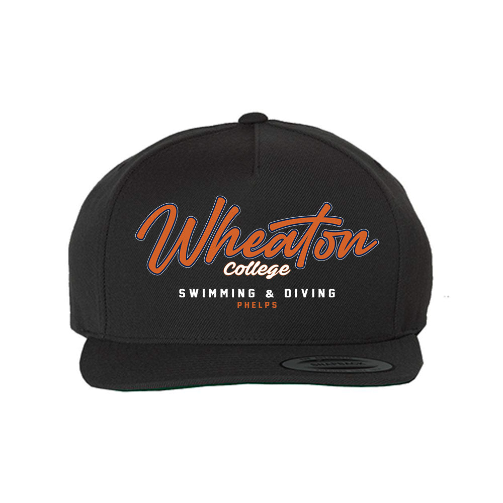 Wheaton IL - NCAA Women's Swimming & Diving : Abriel Phelps - Snapback Hat-0