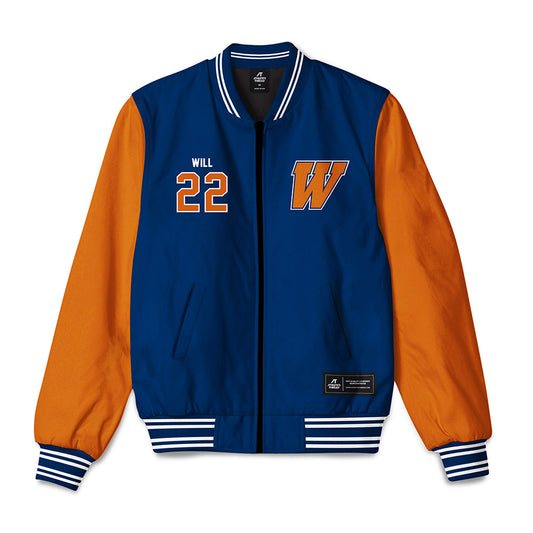 Wheaton IL - NCAA Men's Basketball : Eli Will - Bomber Jacket-0